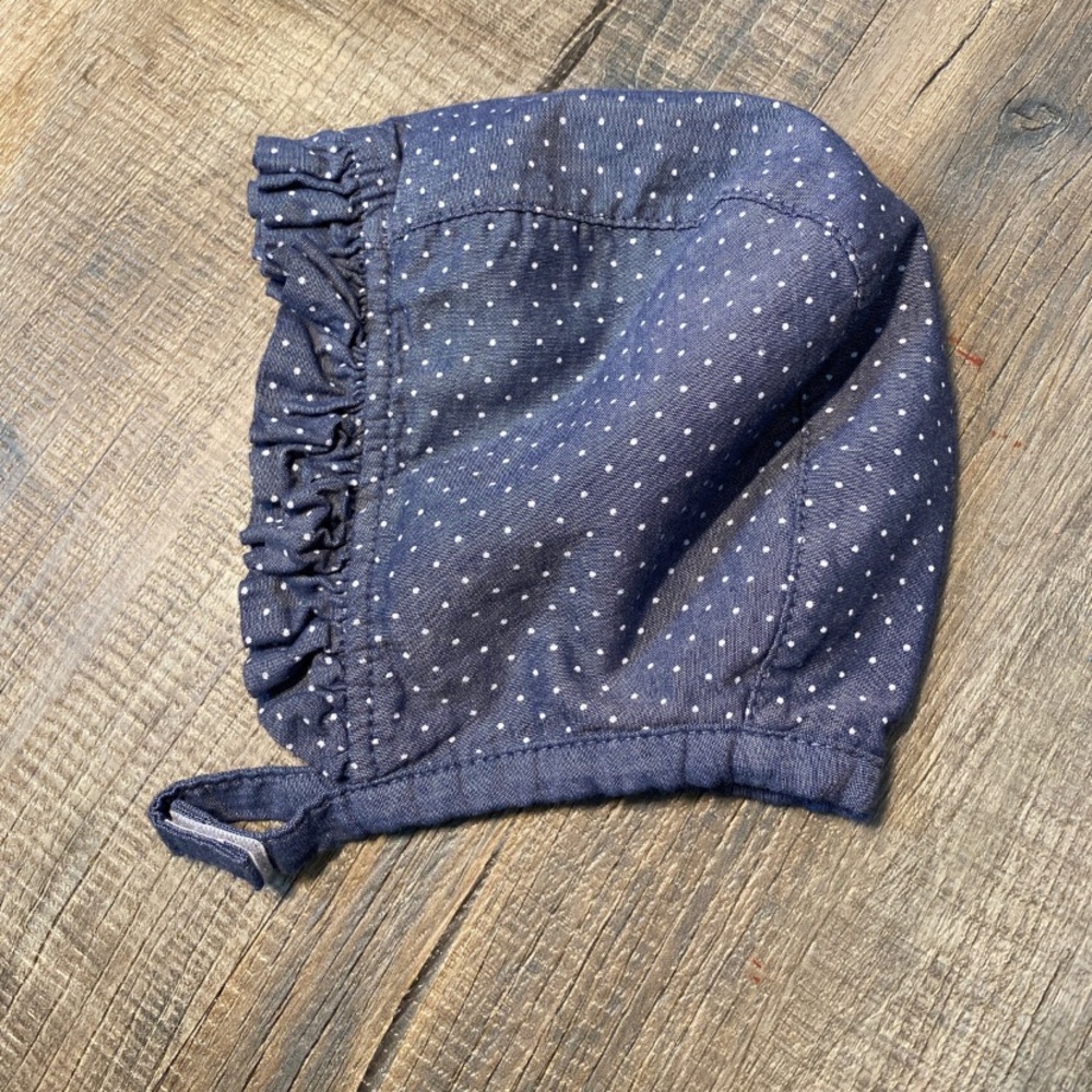 Blue Chambray Sun Bonnet